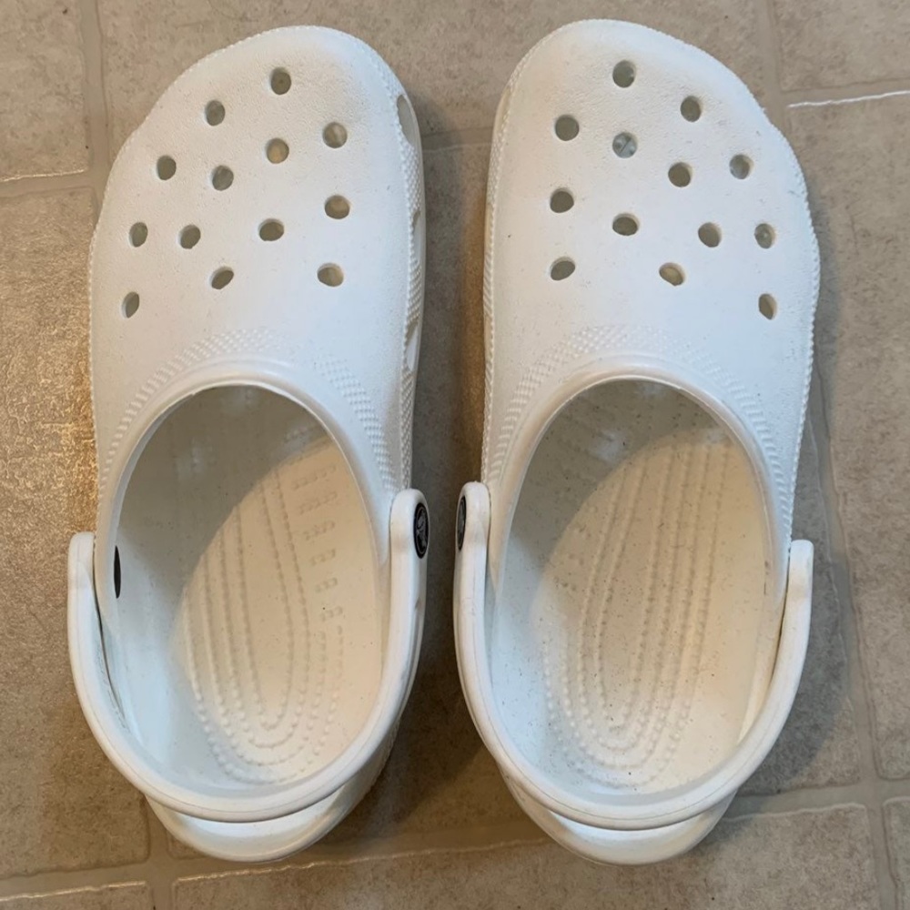 White Crocs